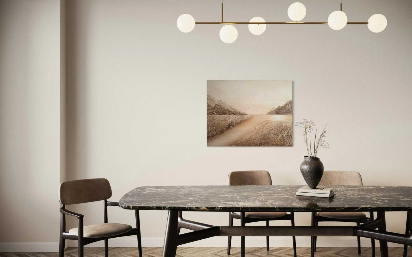 "Horizon" OriginalOriginal painting. 70x90cm
All Original paintings are made with acrylic paint on stretched canvases.
Most of the paint used is from Winsor & Newton to ensure h"Horizon" Original